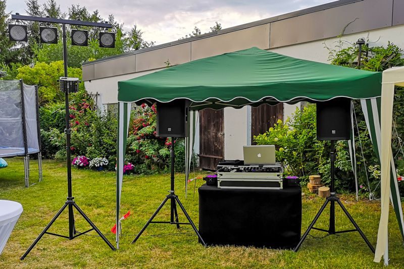 DJ Hochzeit Christian Libor in Schönholz bei Eberswalde – Outdoor Technik