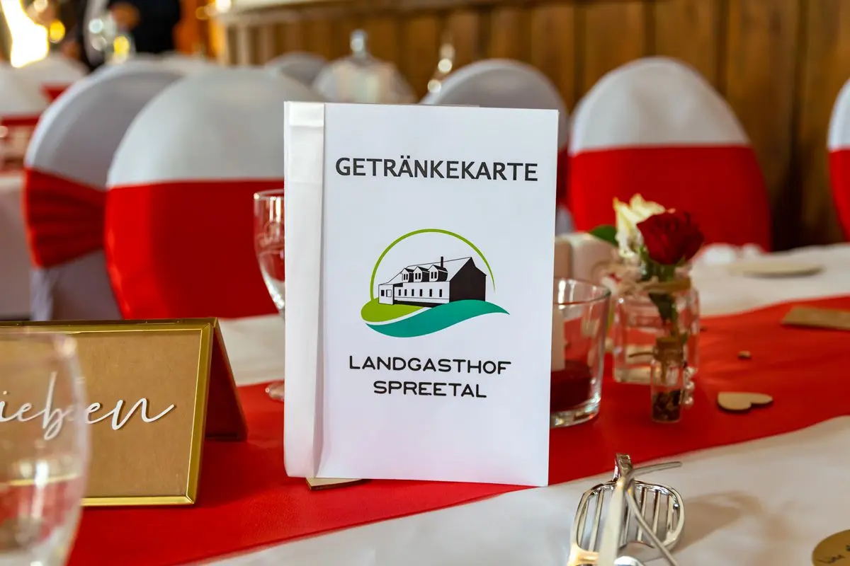 DJ Fürstenwalde Hochzeit Christian Libor - Landgasthof Spreetal - Getränkekarte