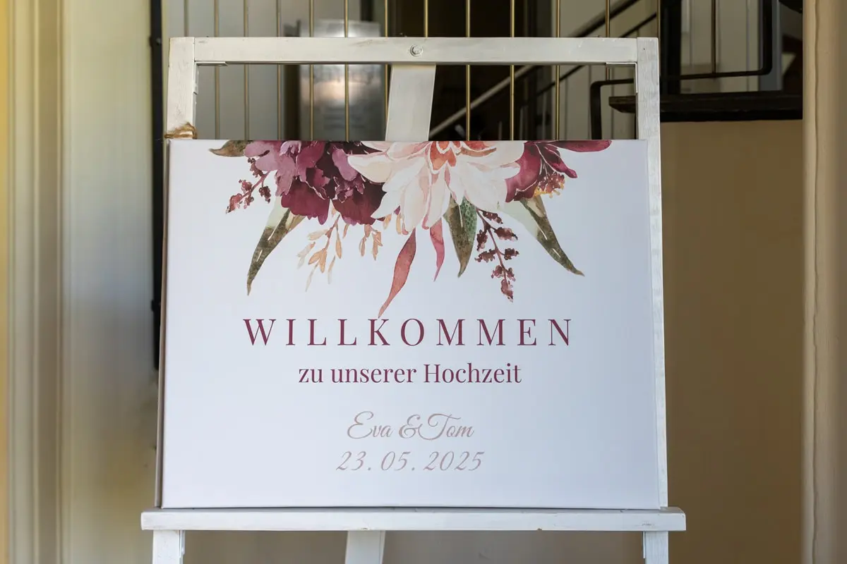 DJ Uckermark Hochzeit Christian Libor - Schloss Kröchlendorff - Willkommen